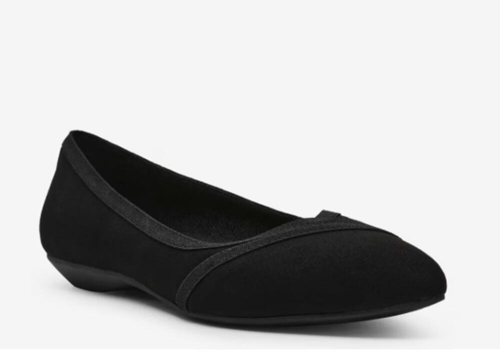 Anne Klein Oceanus Black Stretch Flat Women's- Size 9- New